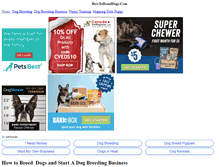 Tablet Screenshot of howtobreeddogs.com